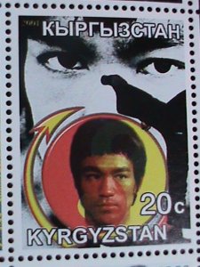 KYRGYZSTAN-2001- WORLD FAMOUS MOVIE STAR-BRUCE LEE-MNH SHEET VERY FINE