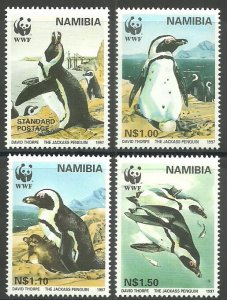 1997 Namibia 837-840 Sea fauna