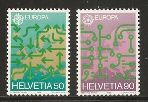 Switzerland 822-3 1988 Europa set MNH