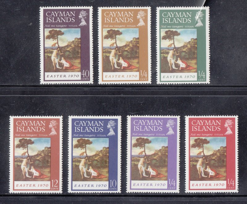 Cayman Islands Scott #251-257 MNH