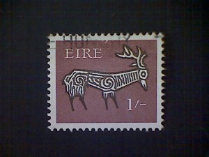 Ireland (Éire), Scott 261, used(o), 1968, stag, 1/, dark red brown and brown