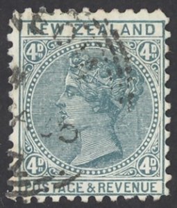 New Zealand Sc# 64 Used (a) 1897 4p Queen Victoria