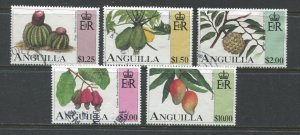 Anguilla QEII various values to $10 used