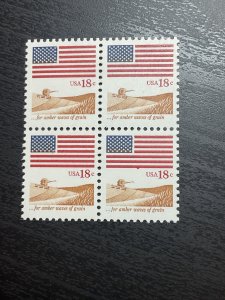 US SC# 1890 MH Block of Four