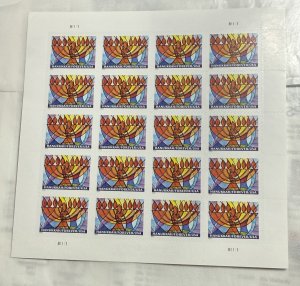 US 2022 Hanukkah pane of 20 #P19 mint