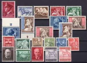 German Empire: Lot MNH Issues Third Reich