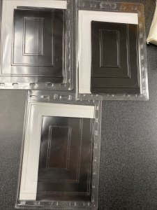 Prinz Scott Stamp Mount Black (Pack of 10) ( 140x90 mm) Blocks  Group Of 3