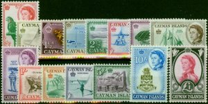 Cayman Islands 1962 Set of 15 SG165-179 V.F MNH (2)