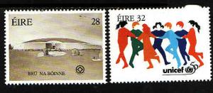 Ireland-Sc#1006-7-unused NH set-UNICEF-UNESCO-1996-