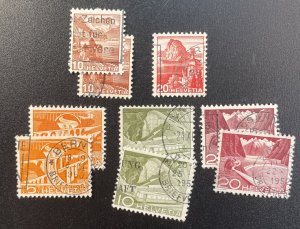 Switzerland LOT Used: Includes #182,237,247,406-409,B31,B311,B343 + more