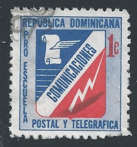 Dominican Republic #RA91 1c Communications Emblem