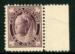 Canada 1898 QV Numeral Issue 10¢ Violet Scott #83 VF Mint G138