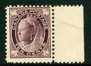 Canada 1898 QV Numeral Issue 10¢ Violet Scott #73 VF Mint G138