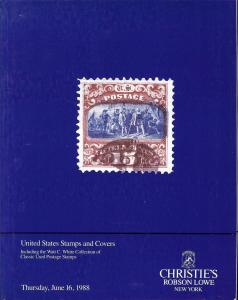 Christie's Robson Lowe:    United States Stamps and Cover...