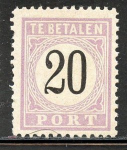 Suriname # J4a, Mint Hinge. Type I.  No Gum as issued