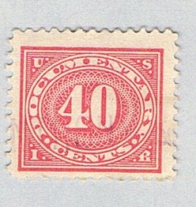 US R237 Used Revenue 40c 2 1917 (BP81310)