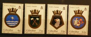 Gibraltar 587-90 mnh set
