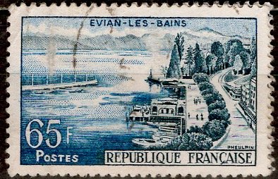 France; 1957: Sc. # 856: O/Used Single Stamp