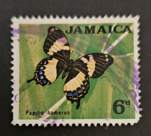 Jamaica 1964 SG223 used 6d from definitive issue