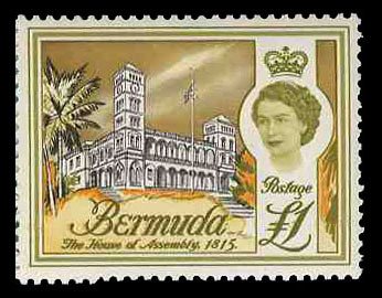 Bermuda #175/191 (SG 163/179) Cat£40 (complete set), 1962-68 QEII 1p-£1, mi...