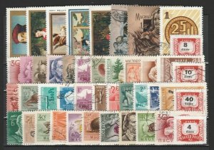 Hungary Commemorative Used Stamps Lot Collection 14850-