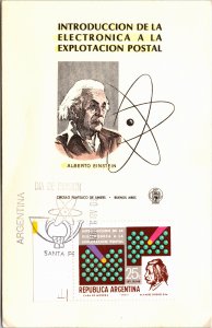 Argentina, Worldwide First Day Cover, Maximum Card, Atomic