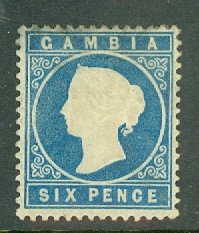 GT:Gambia 10 mint CV $130