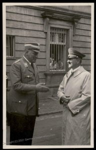 3rd Reich Germany Adolf Hitler Martin Bormann Private Propaganda RPPC UNU 100909