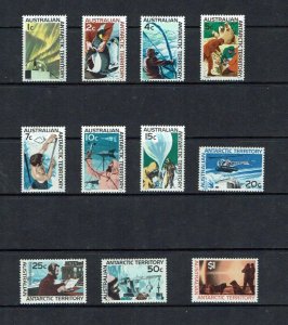 Australian Antarctic Territory: 1986 definitive set,  MNH