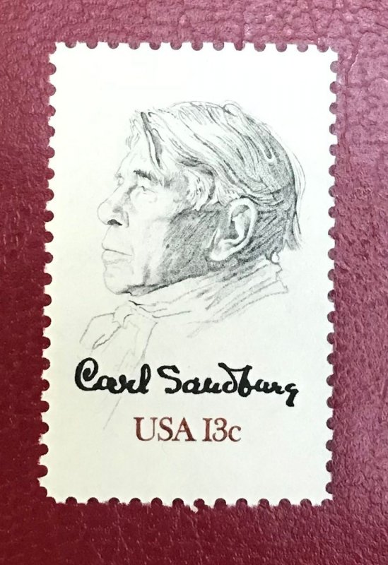 1978 US Sc 1731 MNH 13c Carl Sandburg Cv.30 Lot 7688