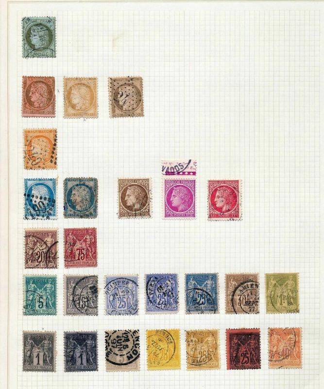 FRANCE Early/Mid Used Collection(Appx 170 Items) (JJ853