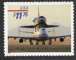 SCOTT  3262  PIGGYBACK SPACE SHUTTLE  $11.75  SINGLE  MNH  SHERWOOD STAMP