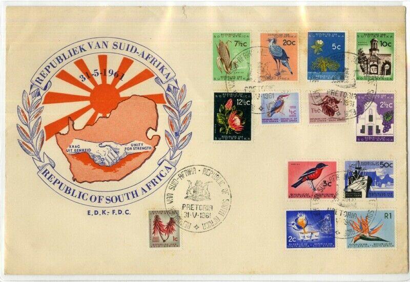 South Africa Cover 1961 Cachet FDC 