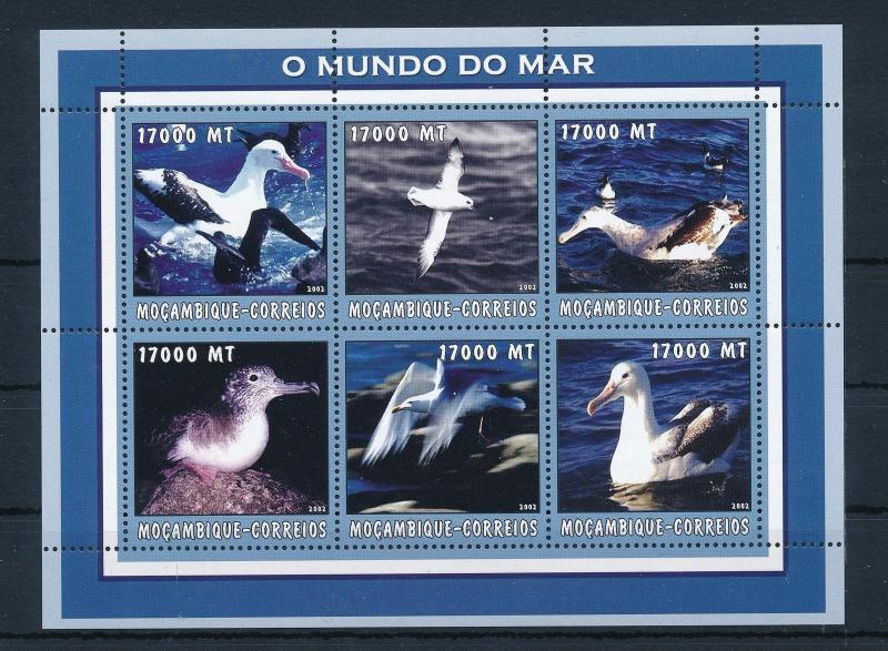 [31905] Mozambique 2002 Birds Vögel Oiseaux Ucelli   MNH Sheet