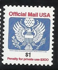 O151   $1 Official  MNH F/VF Centering