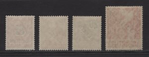 Germany Berlin 1949 Berlin Overprints #9N64-9N67 VF Mint NH