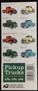 US #5101-5104 (5104b) MNH Booklet of 20 Pick-Up Trucks
