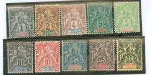 French Polynesia #1-8/11/13 Unused Multiple