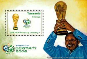 Tanzania 2007 - 2006 FIFA Germany World Cup - Souvenir Sheet - Scott 2417 - MNH