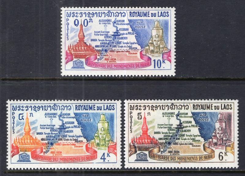 Laos 89-91 MNH VF