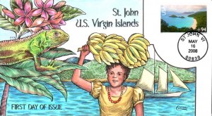 #C145 Saint John USVI Collins FDC