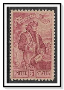 US #1268 Dante Issue MLH