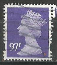 GREAT BRITAIN, Machins, 2010, used 97p, Scott MH400