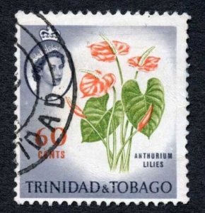 Trinidad and Tobago SG295a 60c perf 12.5 Cat 50 pounds