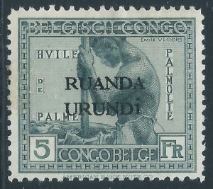 Ruanda-Urundi, Sc #22, 5fr MH