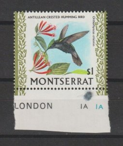 MONTSERRAT 1970/4 SG 252aw MNH