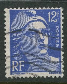 France - Scott 601 - General Definitive Issue -1948 - Used - Single 12fr Stamp