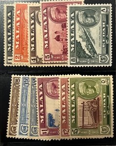 Malaya - Kedah 1959-1962 SC 95-105 MNH Set