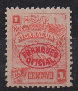 NICARAGUA - 1897 - OFFICIAL STAMP - 1ç -