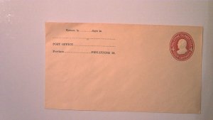 philippines postal env mint entire